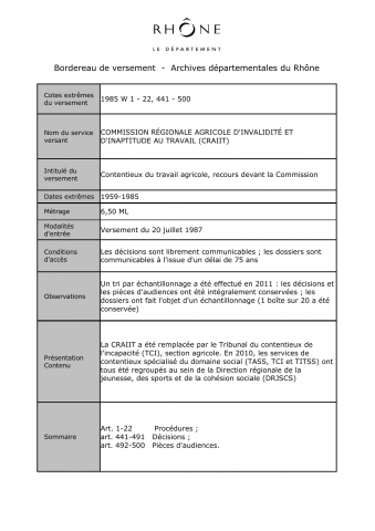 Travail agricole, contentieux.