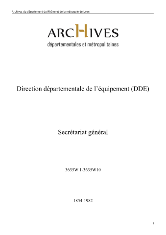 Protection des monuments et des sites, affaires générales.