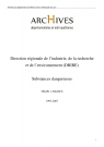 Élaboration de la liste des établissements concernés, courriers aux industriels, réunions des 17 novembre 1997 et 26 février 1998, documents de travail.