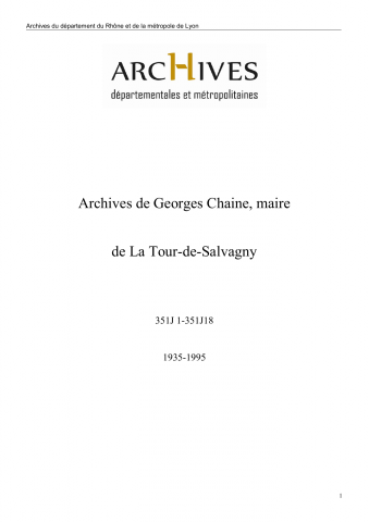 Coopération intercommunale.