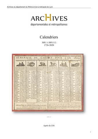 Almanach de cabinet pour l'an de grâce 1833.