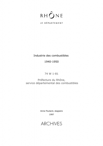 Combustibles et textiles.