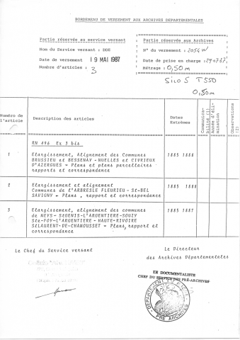 Route nationale n° 496.