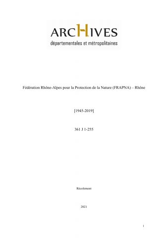 Fonctionnement et activités de l'association.