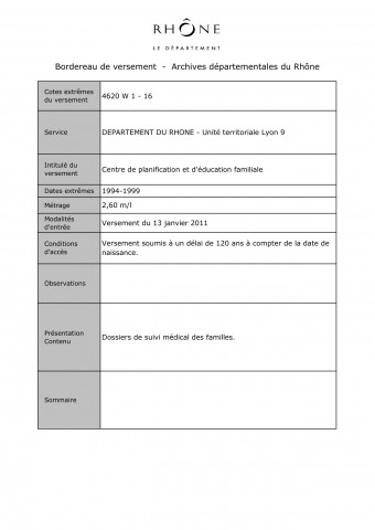 Centre de planification et d'éducation familiale.