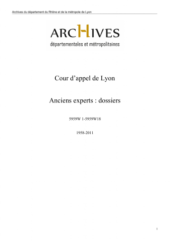 2009 : experts non réinscrits et honoraires.