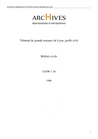 Du 7 au 15 janvier 1986.