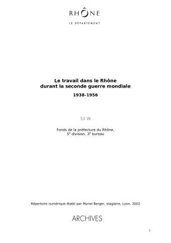 Rhône, arrêtés n° 116 R à 239 R.