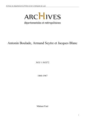 Société Lyonnaise de dépôts.