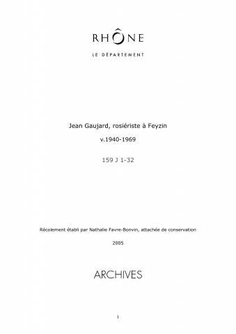 Roseraies Gaujard S.A. (Feyzin).