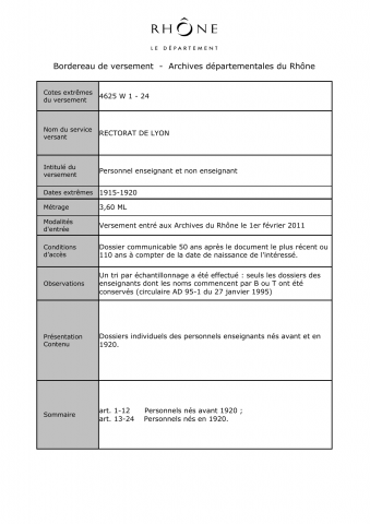 Personnel enseignant et non enseignant.