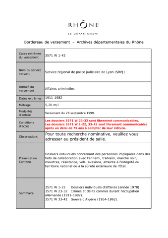 Affaires criminelles.