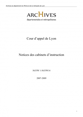Tribunal de grande instance de Roanne (département de la Loire), cabinet d'instruction de monsieur BEAUVALLET.