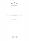Répertoires des officiers publics et ministériels.