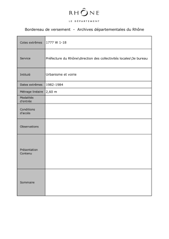 Voirie, habitat et syndicats intercommunaux.