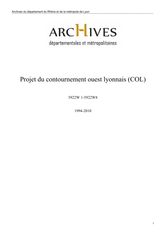 Directives territoriales d'aménagement du territoire (DTA) de l'aire métropolitaine lyonnaise, concertation.