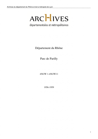 Production des pépinières.