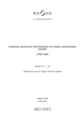 Administration régionale.