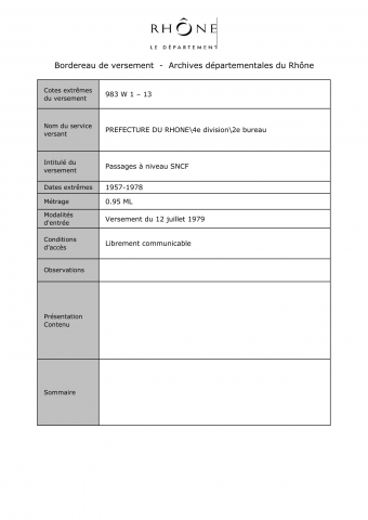 Passages à niveau SNCF.