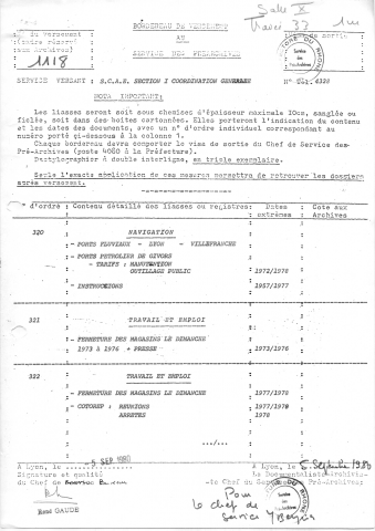 Navigation. Travail et emploi. Agriculture.