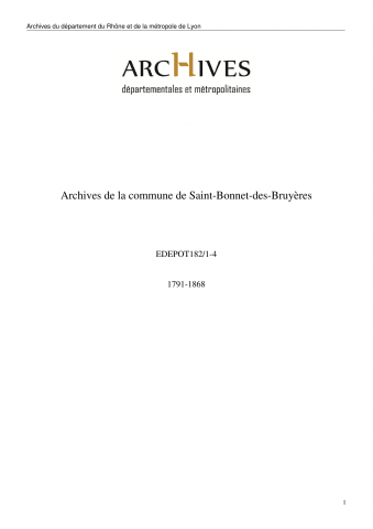 Bureau de bienfaisance, délibérations.