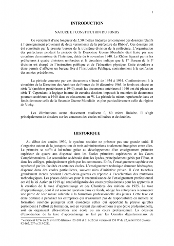 3624W - Préfecture du Rhône - Enseignement