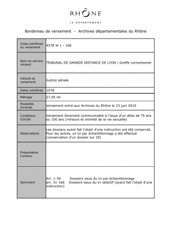 Procédures correctionnelles.