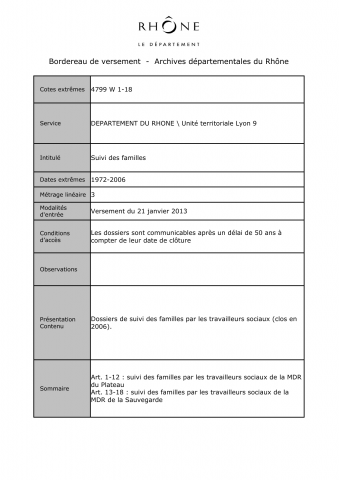 Aide sociale, suivi des familles par les travailleurs sociaux.