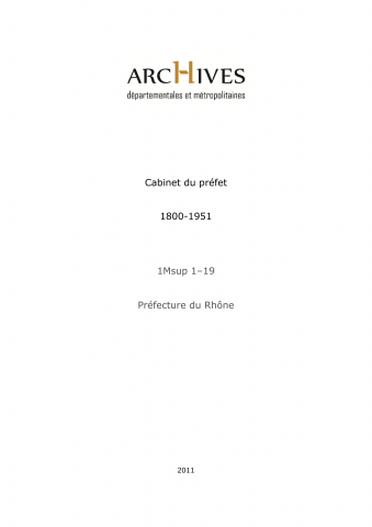 Administration générale du département.