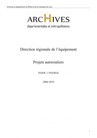 Avant l'enquête publique.