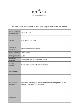 Enquêtes statistiques sur les effectifs.