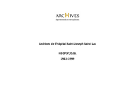 Hôpital Saint-Joseph Saint-Luc.